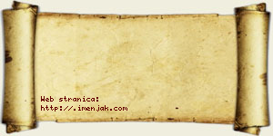 Željka Radmanovac vizit kartica